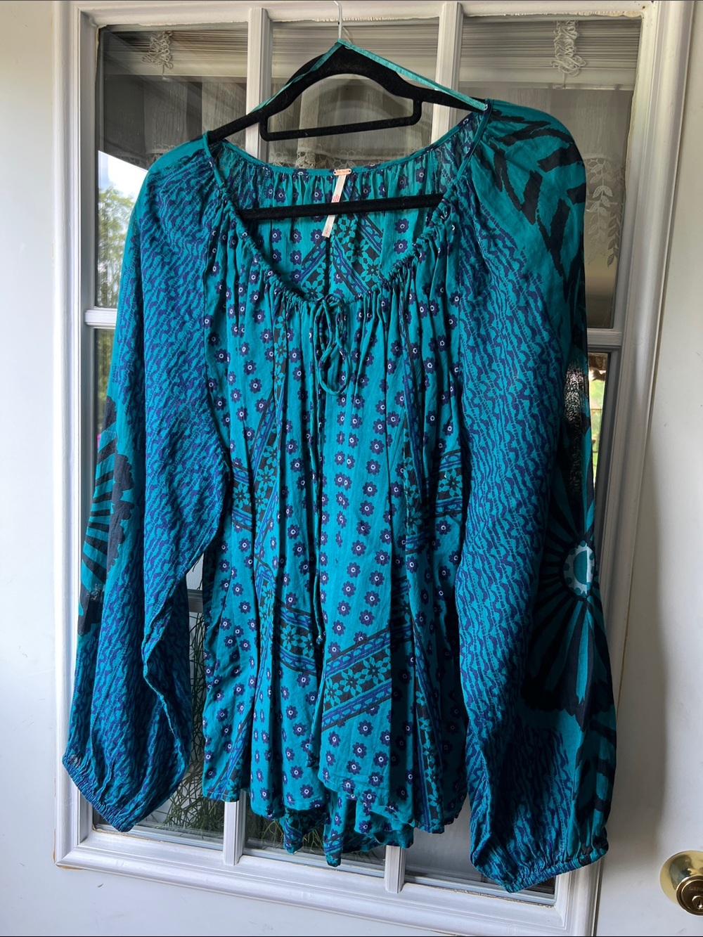 Free people peasant top/cotton